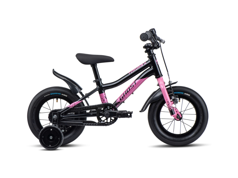 GHOST Powerkid 12 Metallic Black/Pearl Pink Gloss 2022