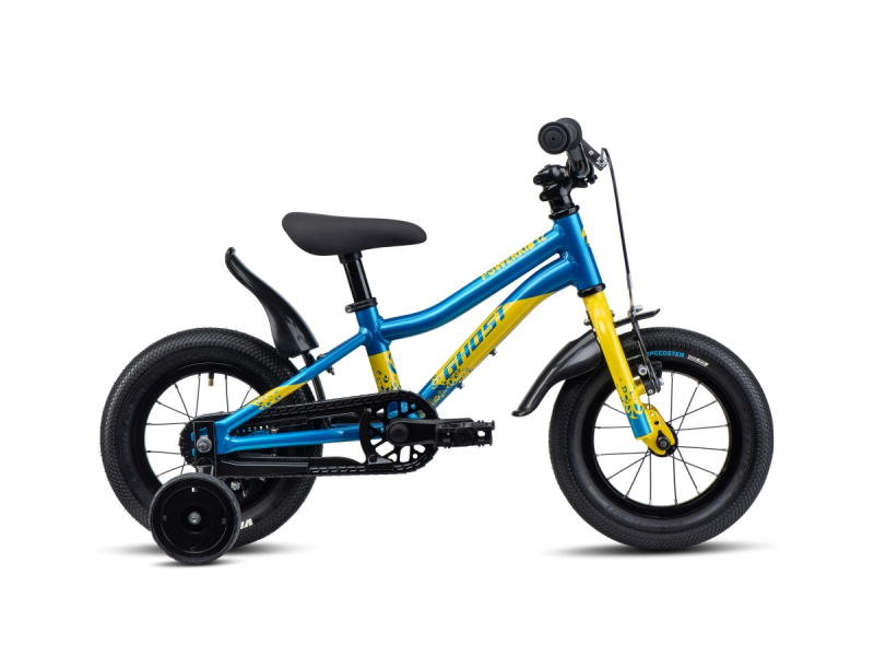 GHOST Powerkid 12 Metallic Blue/Metallic Yellow Gloss 2022