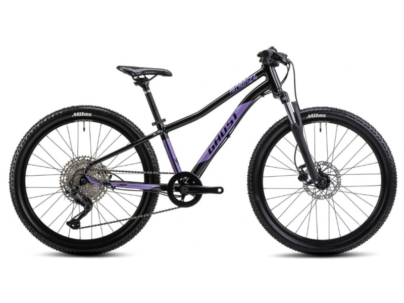 GHOST Lanao 24 Full Party Black/Metallic Purple Gloss 2024