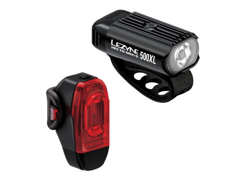 LEZYNE Set svetiel HECTO 500XL a KTV Drive+